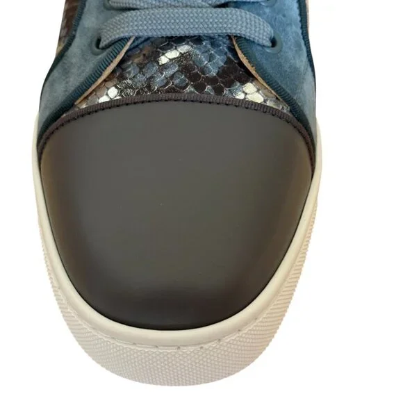 Christian Louboutin Leather Louis Junior Orlato Flat, Sizes 42
